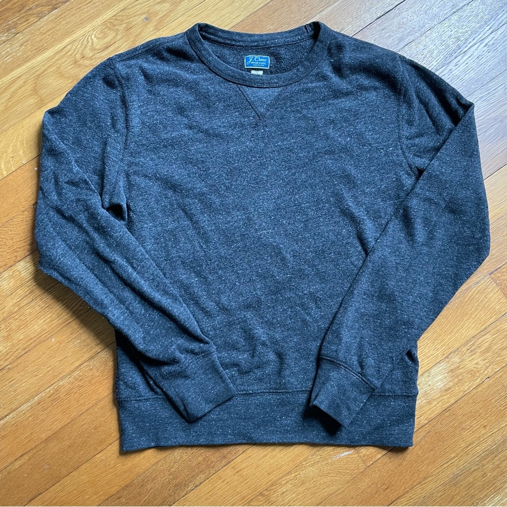 J.Crew Men's Charcoal Gray Sweater Small Slim
